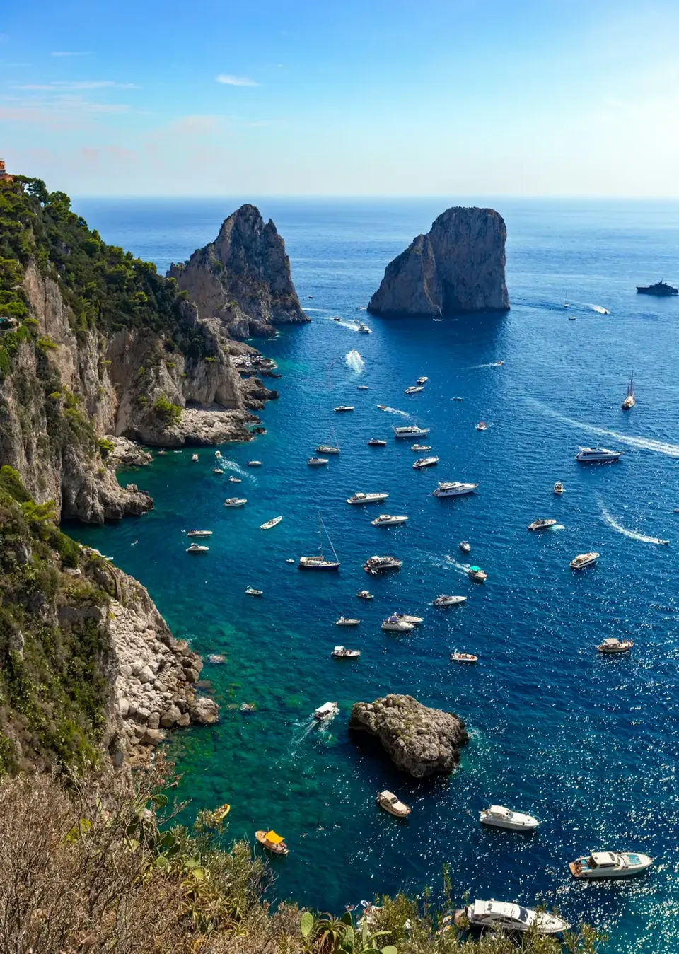 Capri — D’autres façons de regarder les Faraglioni