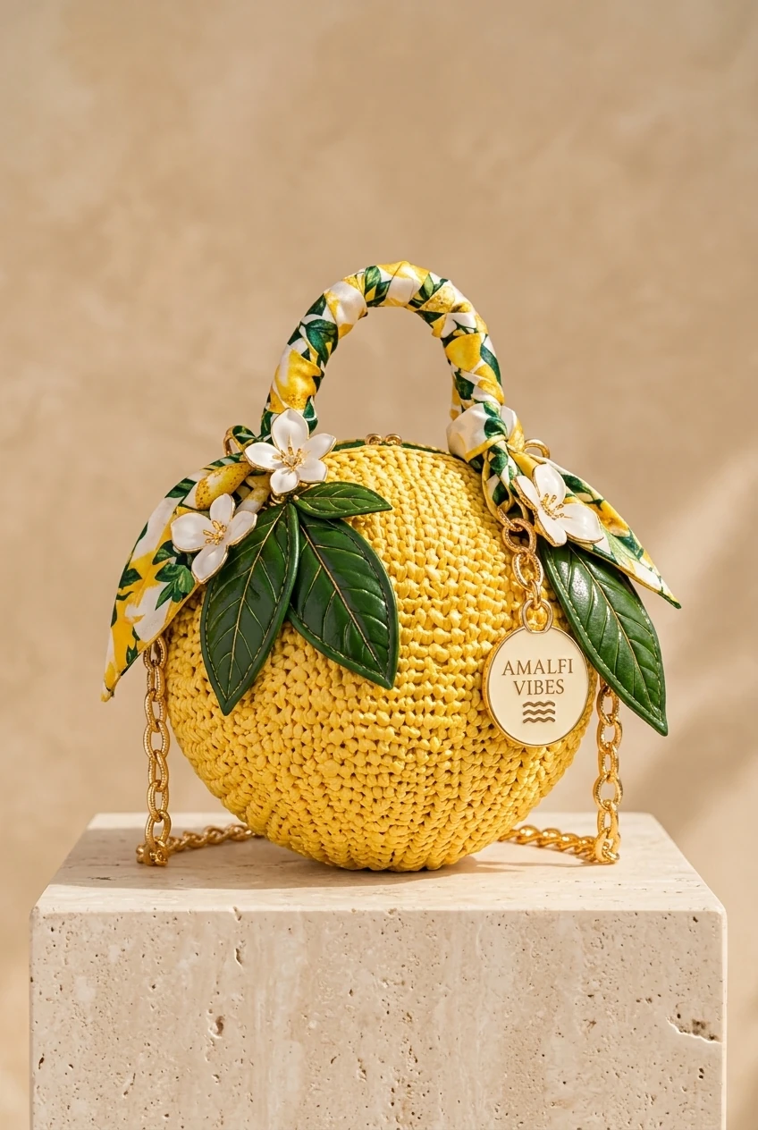 AMALFI VIBES — LEMON BAG