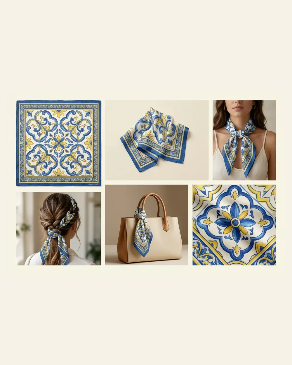 Foulard Maiolica Riviera 1
