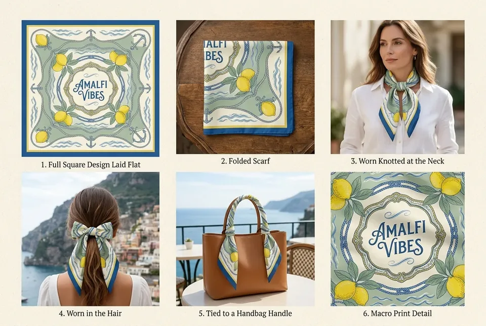 Foulard Dolce Vita Lettering – 2