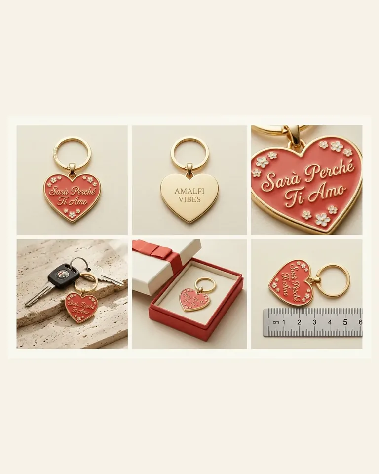 Portachiavi Sarà Perché Ti Amo – 1