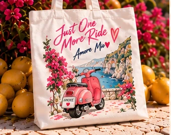 Tote bag Just One More Ride